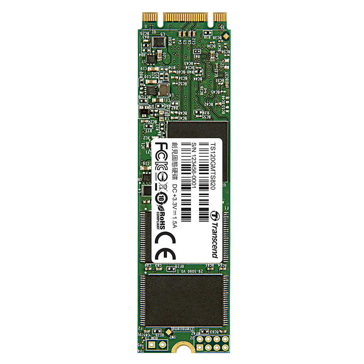 Transcend MTS820 M.2 Internal Solid State Drive - 120GB