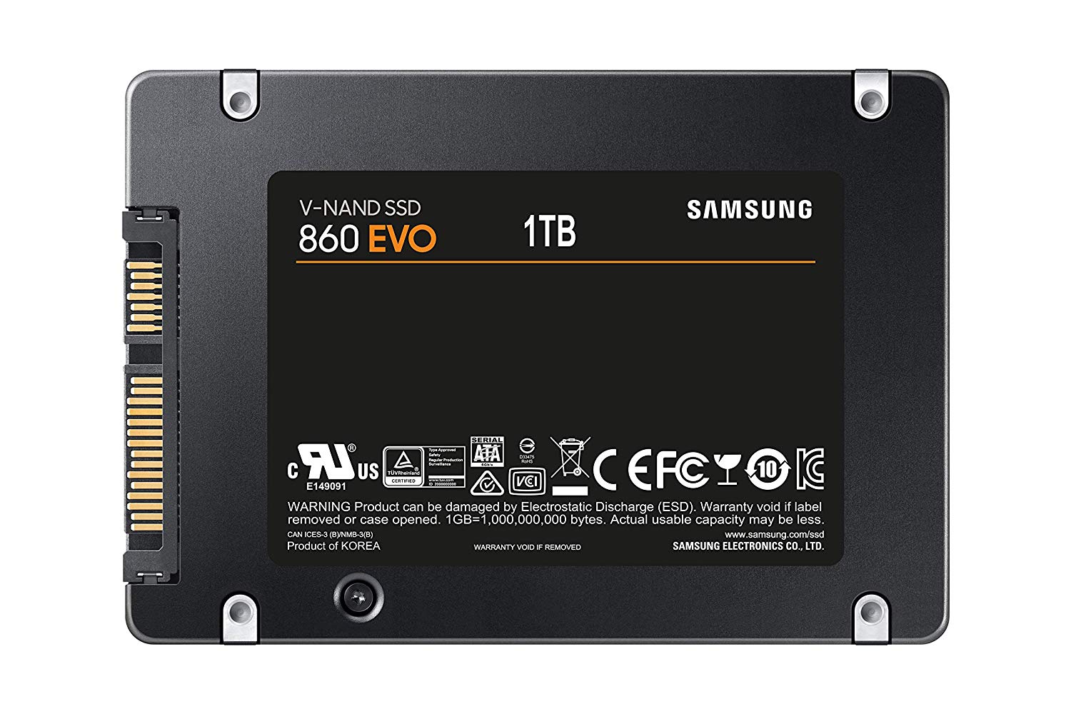 Samsung EVO 860 2.5" SATA III SSD - 1TB