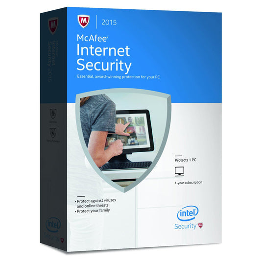 Buy McAfee Internet Security 2015 1PC from Vmart in Pakistan