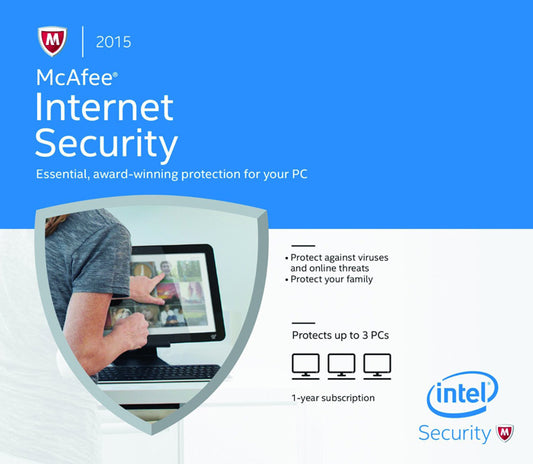Buy McAfee Internet Security 2015 3PC from Vmart in Pakistan