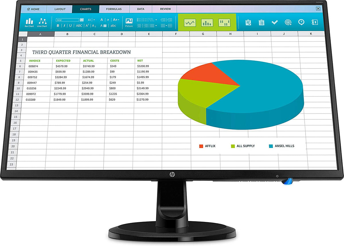 HP N246v 24-inch LED Monitor