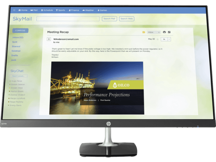 HP N270h 27-inch LED Monitor