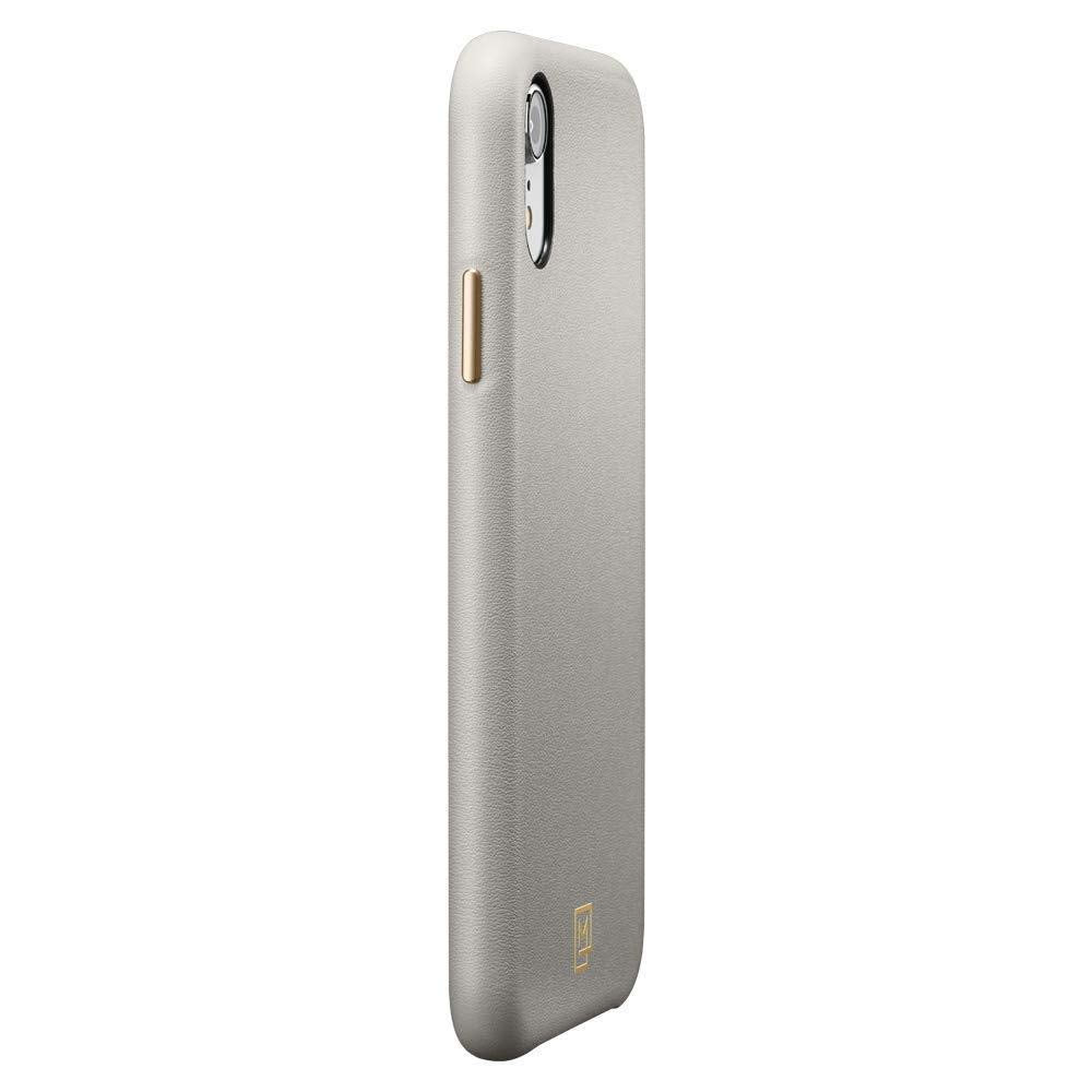 Spigen iPhone XR Case La Manon câlin Leather Case - Oatmeal Beige