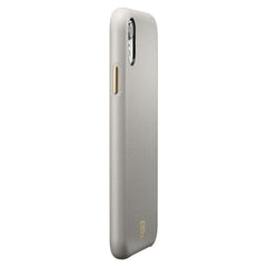 Spigen iPhone XR Case La Manon câlin Leather Case - Oatmeal Beige