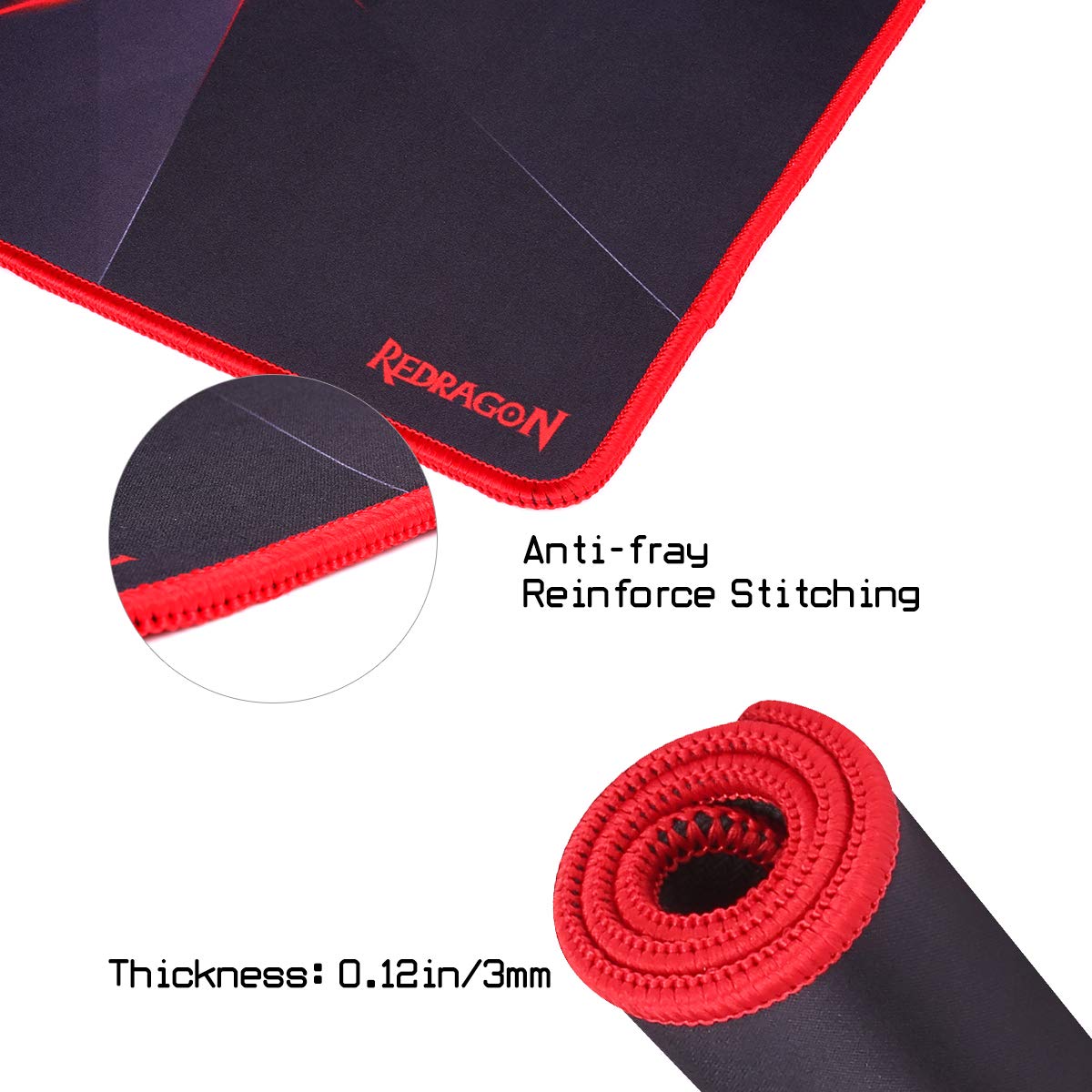 Redragon P012 Premium-Textured Gaming Mouse Mat