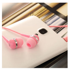 Verbatim Earphones with Mic (Pink)