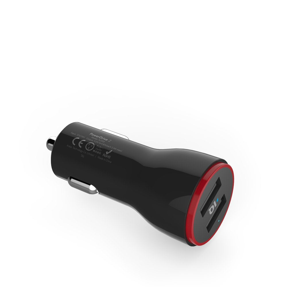 Anker PowerDrive 2 Dual Port 24W USB Car Charger