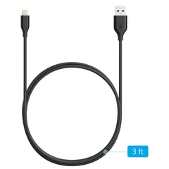 Anker PowerLine 3ft Lightning Cable - Black