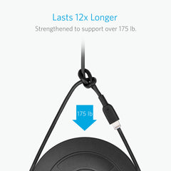Buy Anker PowerLine II Lightning Cable 6ft - Black from Vmart in Pakistan