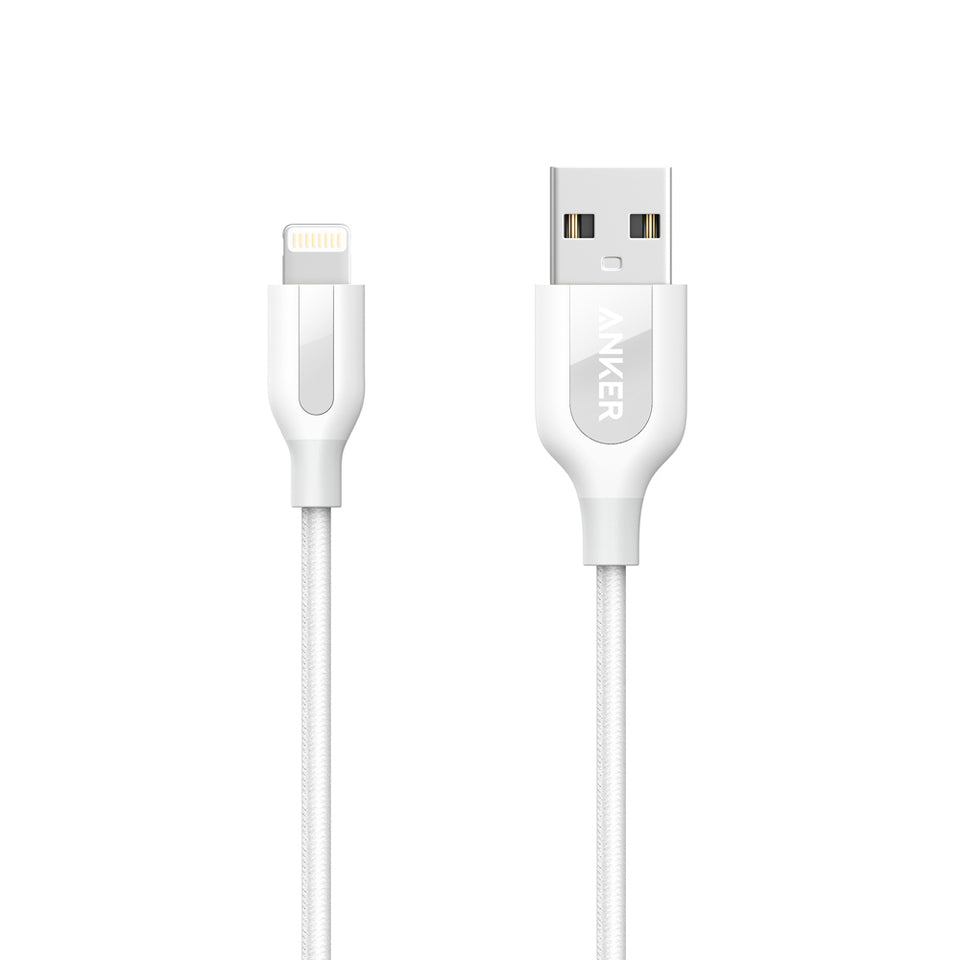 Anker PowerLine+ 3ft Lightning Cable - White