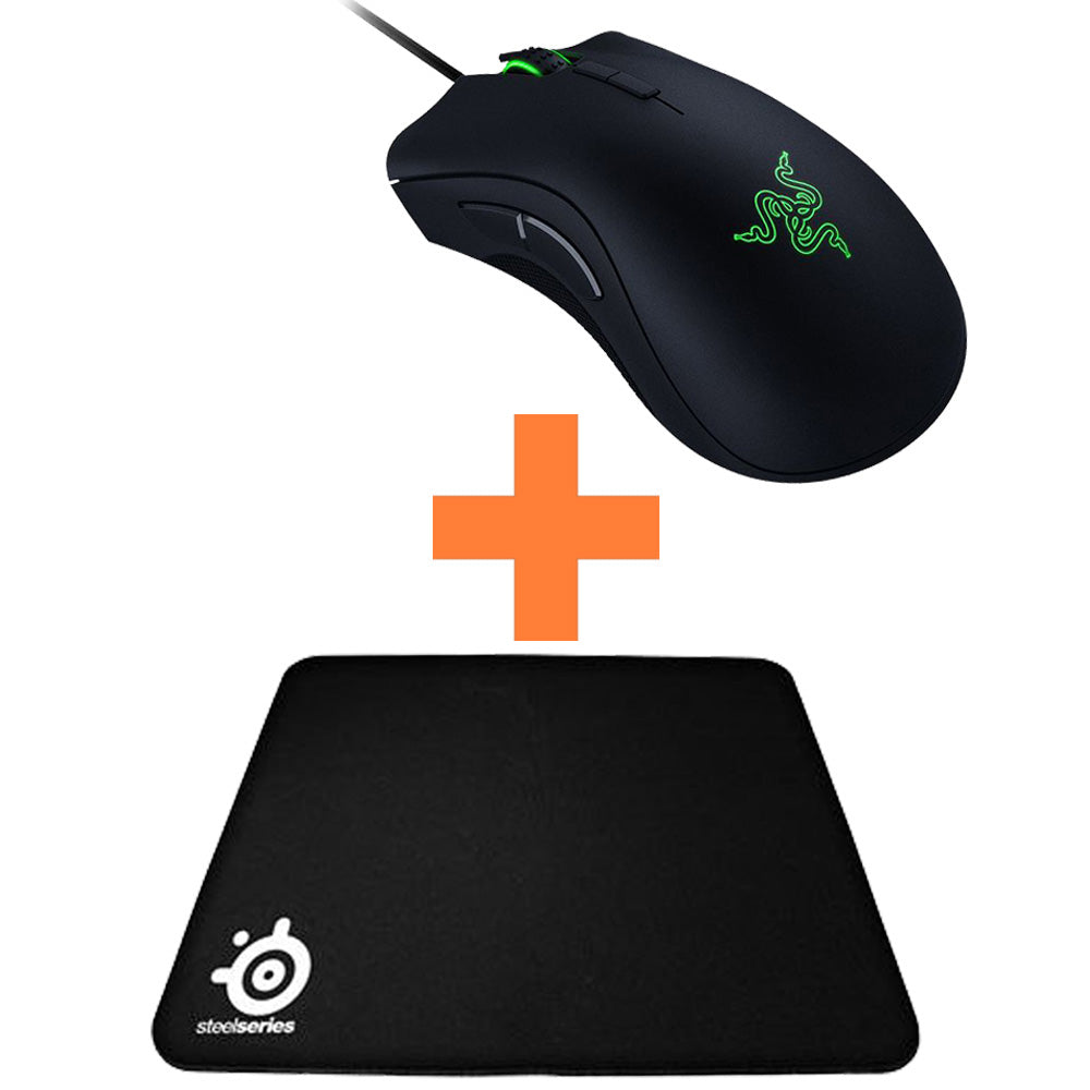 Razer Bundle 1 (Deathadder Elite Mouse + Qck Heavy Mouse Mat)