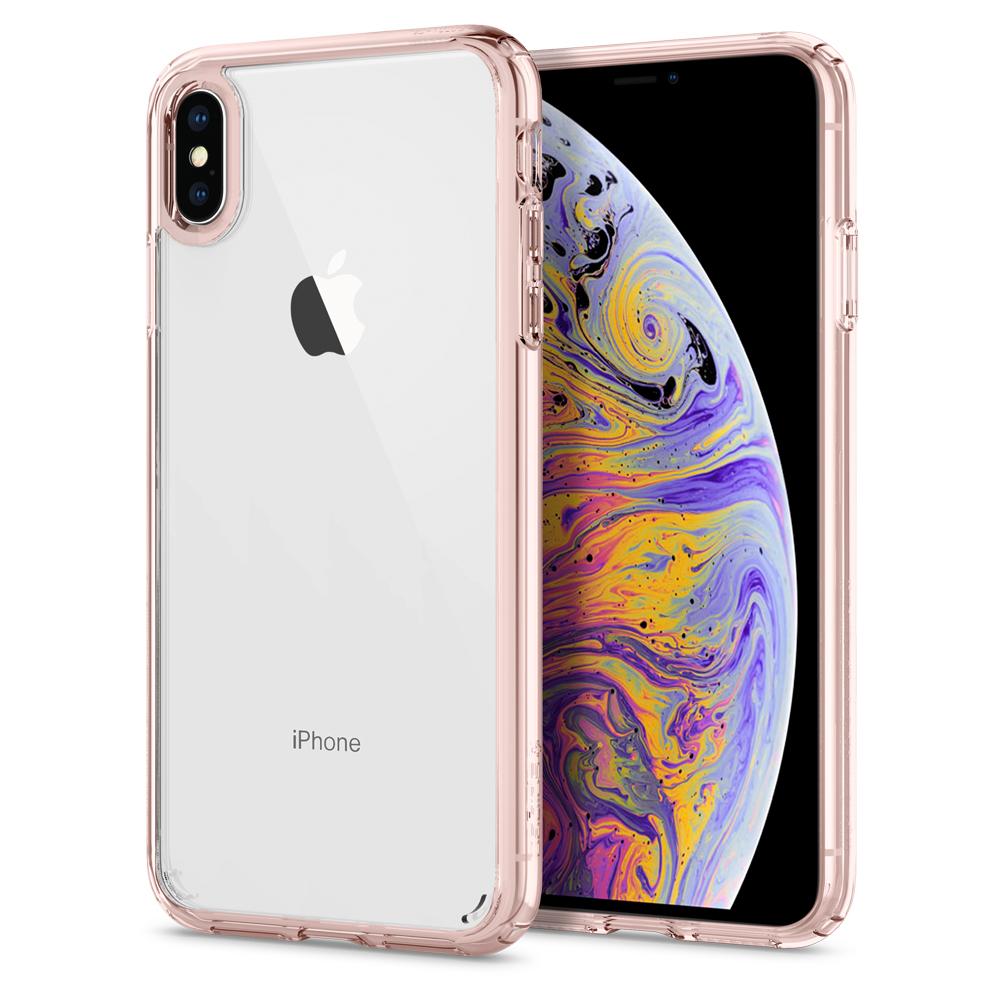 Spigen iPhone XS Max Case Ultra Hybrid - Rose Crystal