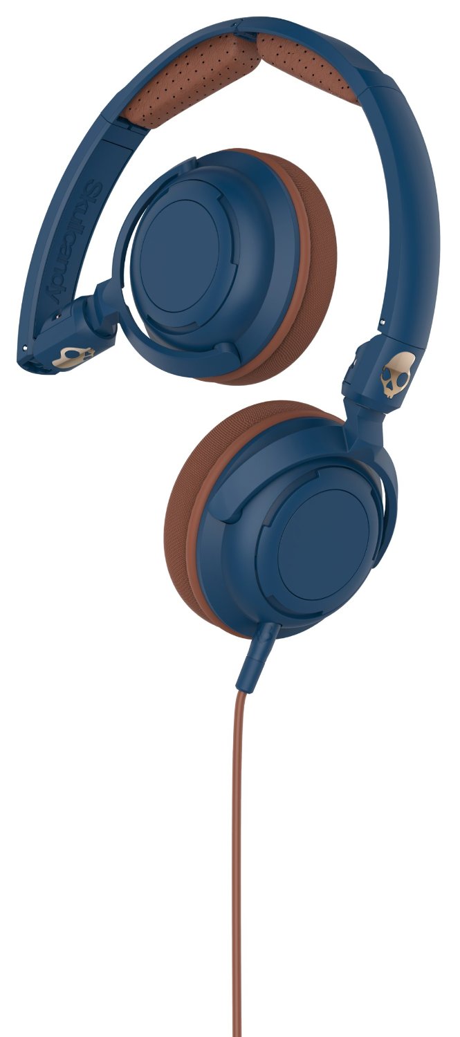 Skullcandy Lowrider - Navy / Brown / Copper with Mic