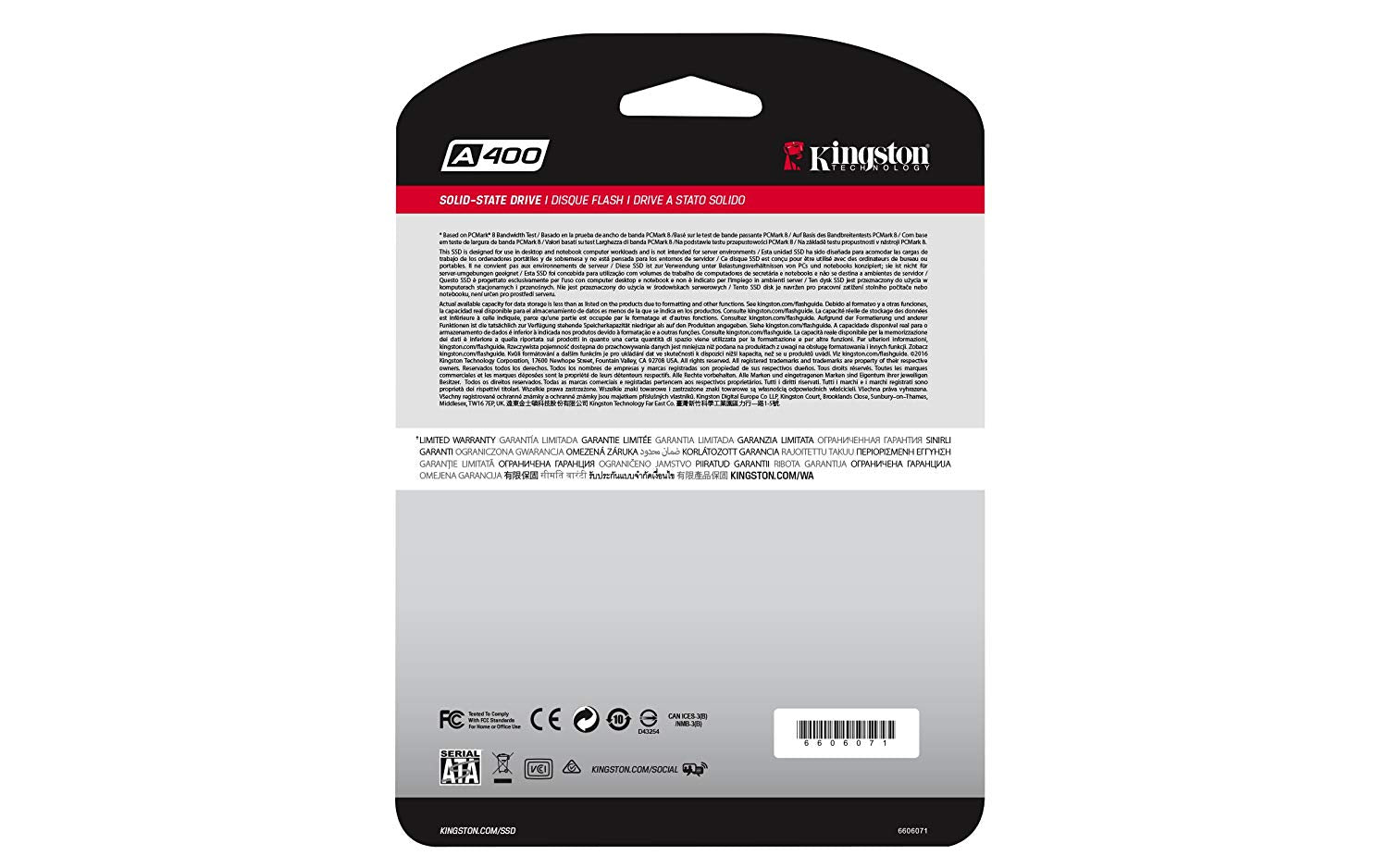 Kingston A400 SATA 3 2.5" SSD - 480GB