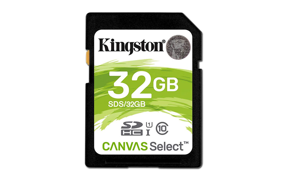 Kingston SDS Canvas Select Class10 UHS-I Memory Card - 32GB