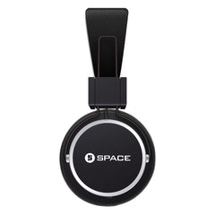 Buy Space Solo On-Ear In-Line Mic Wired Headphones - Black from Vmart in Pakistan
