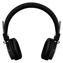 Space Solo On-Ear In-Line Mic Wired Headphones - Black