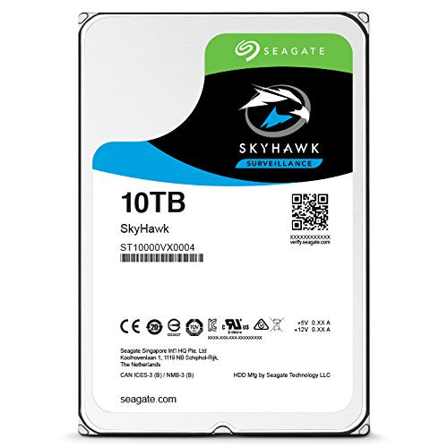 Seagate SkyHawk SATA 5900RPM 64MB Cache Surveillance Hard Drive - 10TB