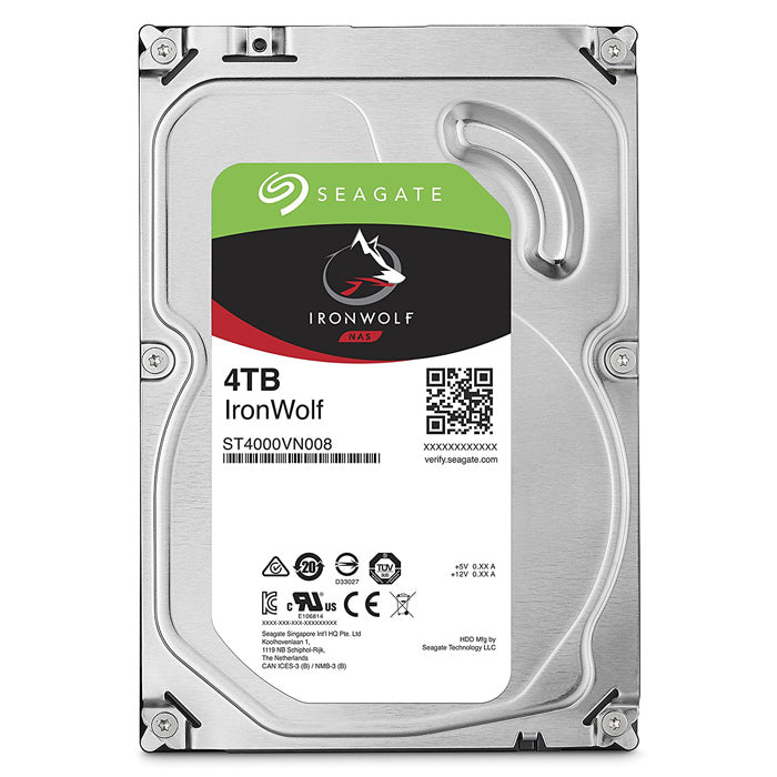 Seagate Iron Wolf 4TB NAS SATA (5900 RPM 6GB/S 64MB CACHE 3.5")