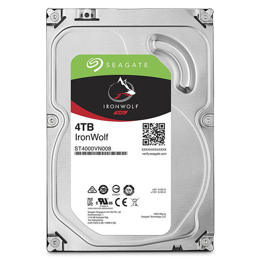 Buy Seagate Iron Wolf 4TB NAS SATA (5900 RPM 6GB/S 64MB CACHE 3.5) from Vmart in Pakistan