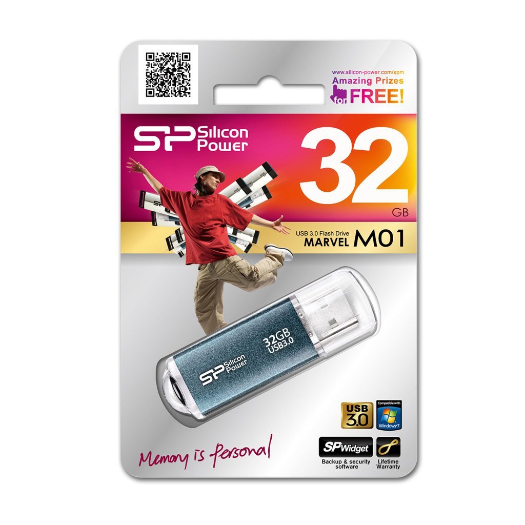 Buy Silicon Power Marvel M01 32GB USB 3.0 Flash Drive from Vmart in Pakistan
