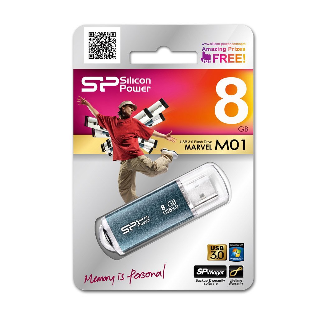 Buy Silicon Power Marvel M01 8GB USB 3.0 Flash Drive from Vmart in Pakistan