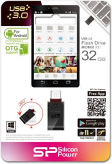 Buy Silicon Power Mobile X31 32GB USB 3.0 OTG Flash Drive from Vmart in Pakistan