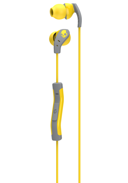 Skullcandy Method In-Ear Sport Performance Earphones (Yellow And Gray)