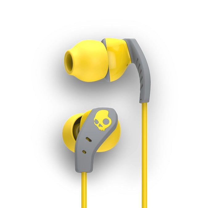 Skullcandy Method In-Ear Sport Performance Earphones (Yellow And Gray)