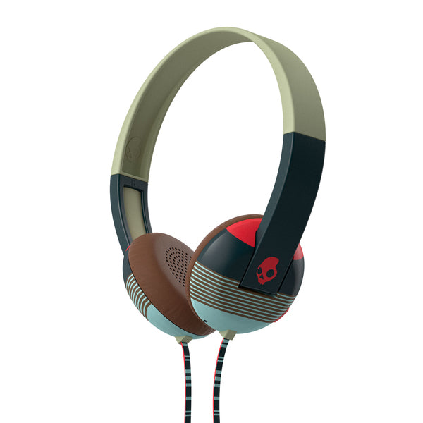 Skullcandy Uproar Headphones (Stripes/Navy/Red)