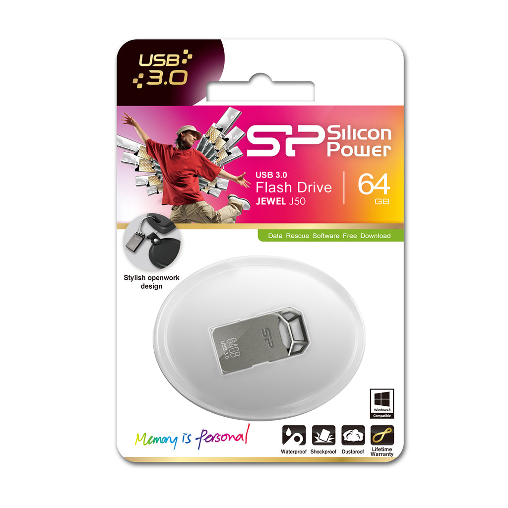 Buy Silicon Power Jewel J50 64GB USB 3.0 Flash Drive from Vmart in Pakistan