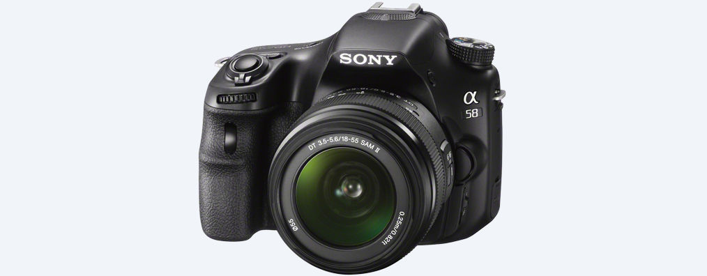 Buy Sony SLT-A58K 20.1 MP α58 A-MOUNT CAMERA WITH APS-C SENSOR from Vmart in Pakistan