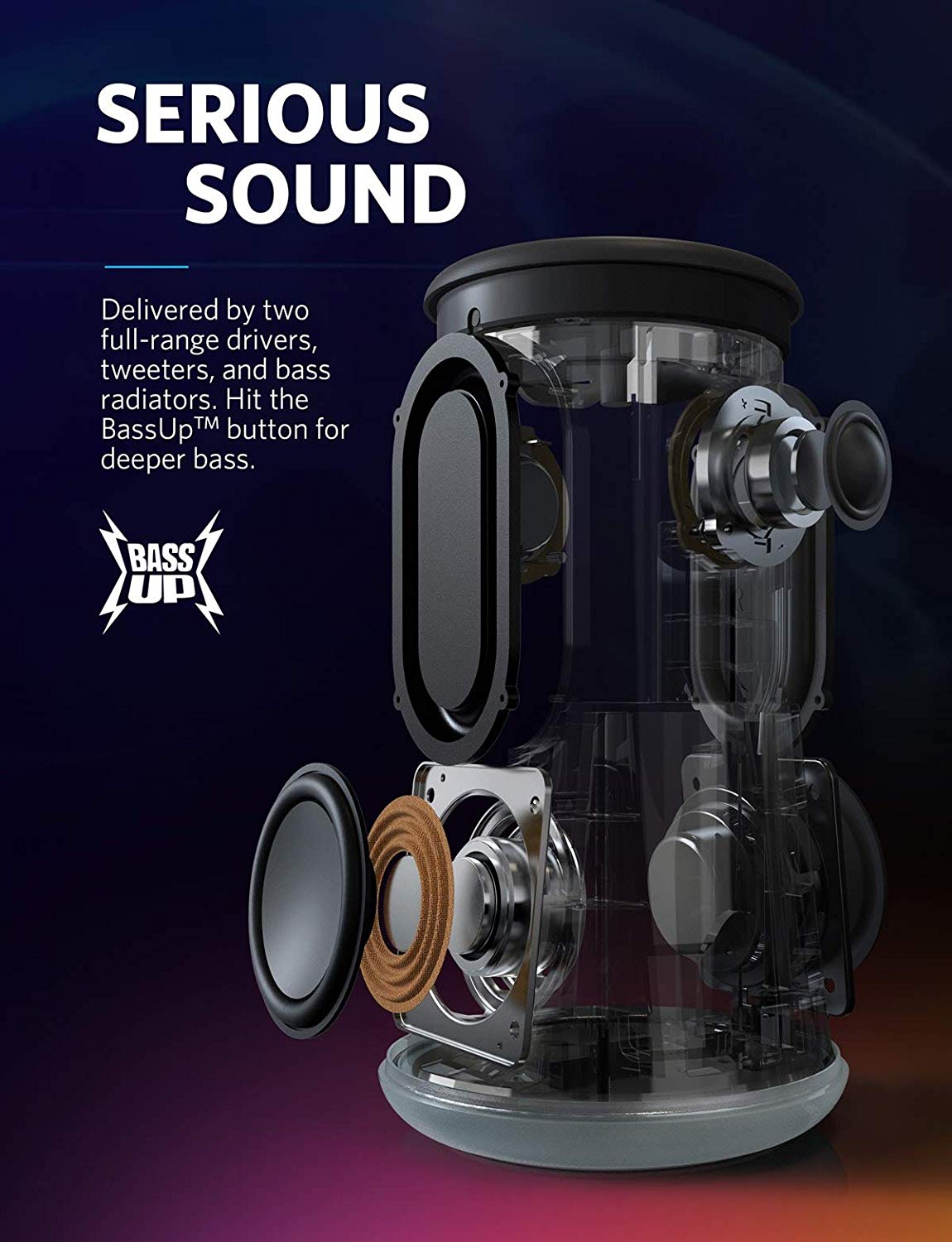 Buy Anker Soundcore Flare Plus Waterproof Portable Bluetooth Speaker from Vmart in Pakistan