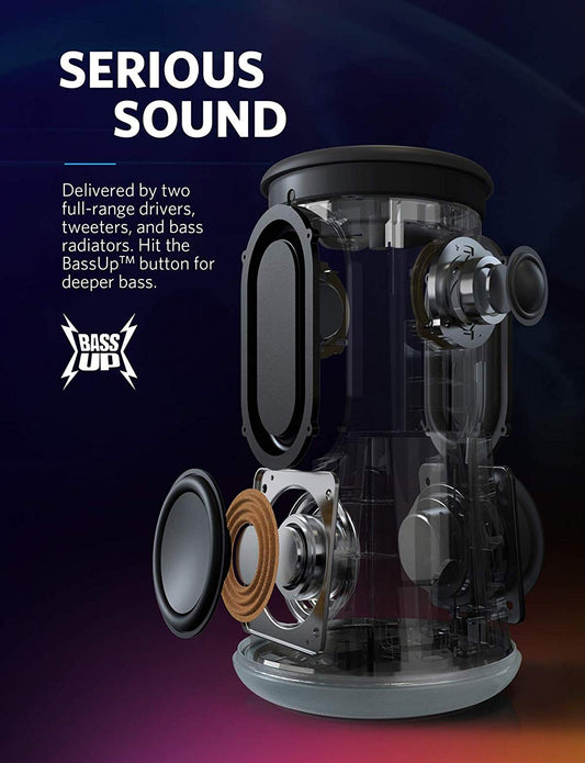 Buy Anker Soundcore Flare Plus Waterproof Portable Bluetooth Speaker from Vmart in Pakistan