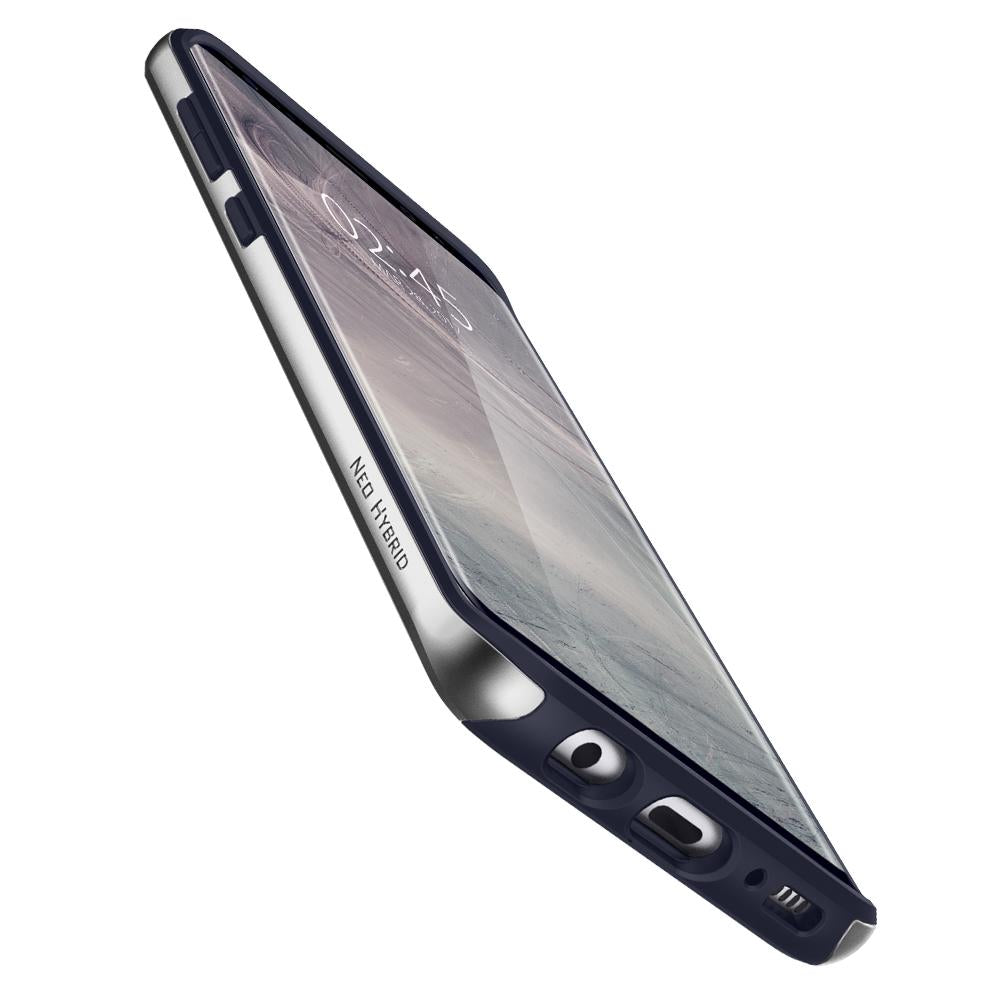 Buy Spigen Samsung Galaxy S8 Case Neo Hybrid - Arctic Silver from Vmart in Pakistan