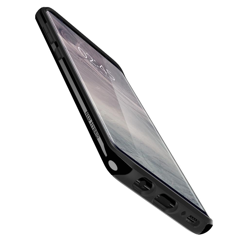 Buy Spigen Samsung Galaxy S8 Case Neo Hybrid - Shiny Black from Vmart in Pakistan