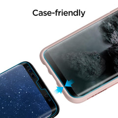 Buy Spigen Samsung Galaxy S8 Plus Screen Protector GLAS.tR Full Cover Glass from Vmart in Pakistan