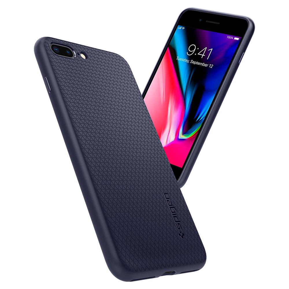 Buy Spigen iPhone 8 Plus / 7 Plus Case Liquid Air Armor - Midnight Blue from Vmart in Pakistan
