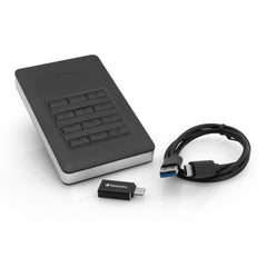 Buy Verbatim 53403 2TB Store 'n' Go Secure Portable HDD with Keypad Access - Black from Vmart in Pakistan