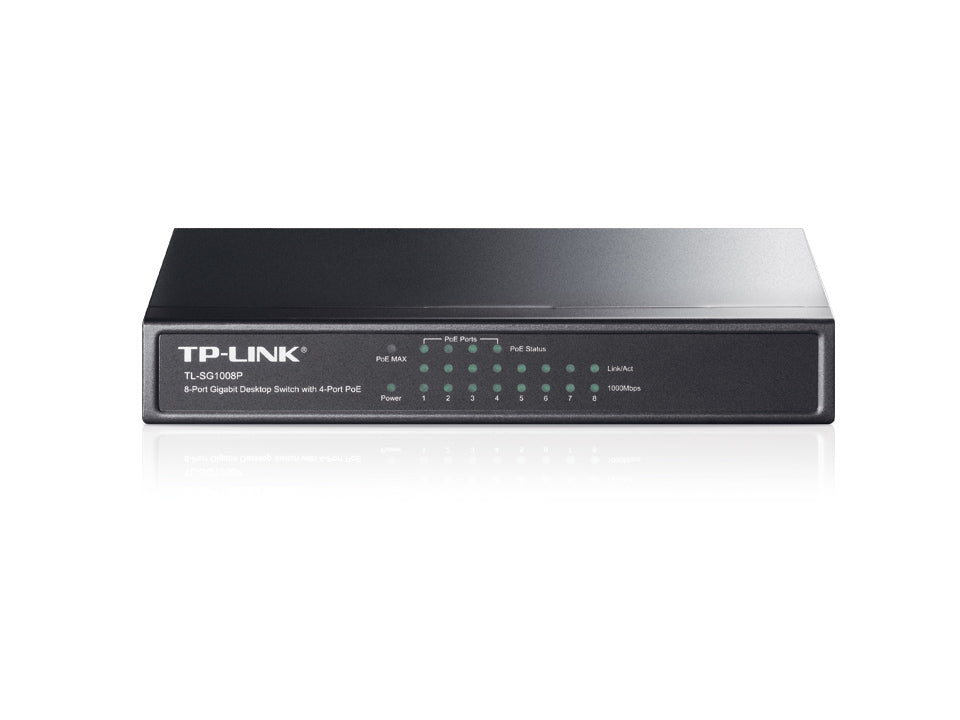 TP-Link 8-Port Gigabit Desktop/Rackmount Switch with 8-Port PoE+