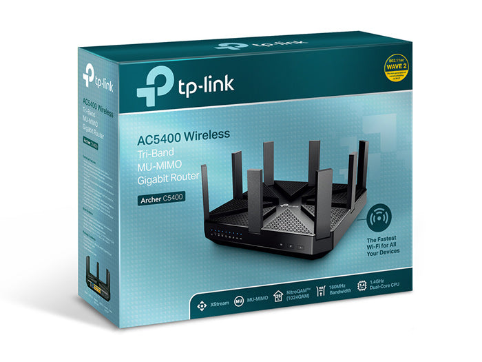 TP-Link Archer C5400 AC5400 Wireless Tri-Band MU-MIMO Gigabit Router