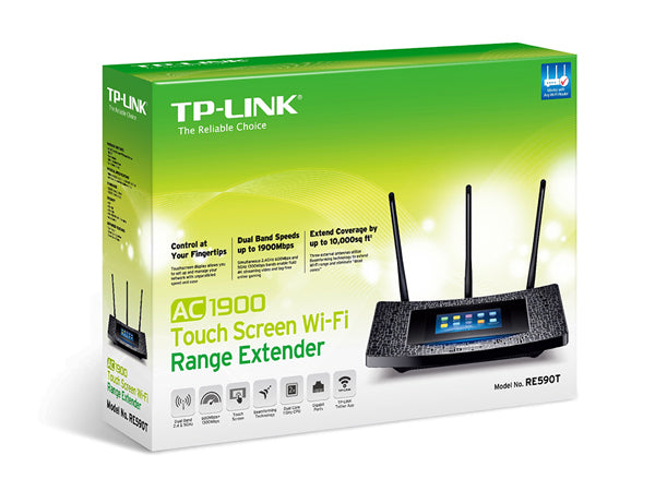 TP-Link RE590T AC1900 Touch Screen Wi-Fi Range Extender