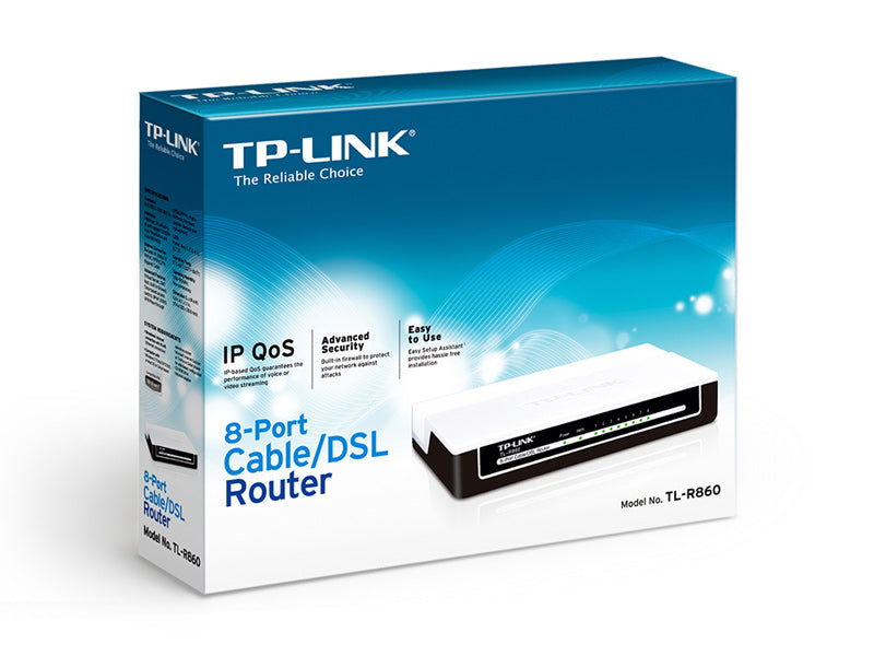 TP-Link TL-R860 8-Port Cable/DSL Router