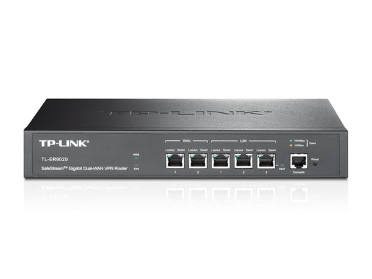 Buy TP-Link TL-ER6020 SafeStream Gigabit Dual-WAN VPN Router from Vmart in Pakistan