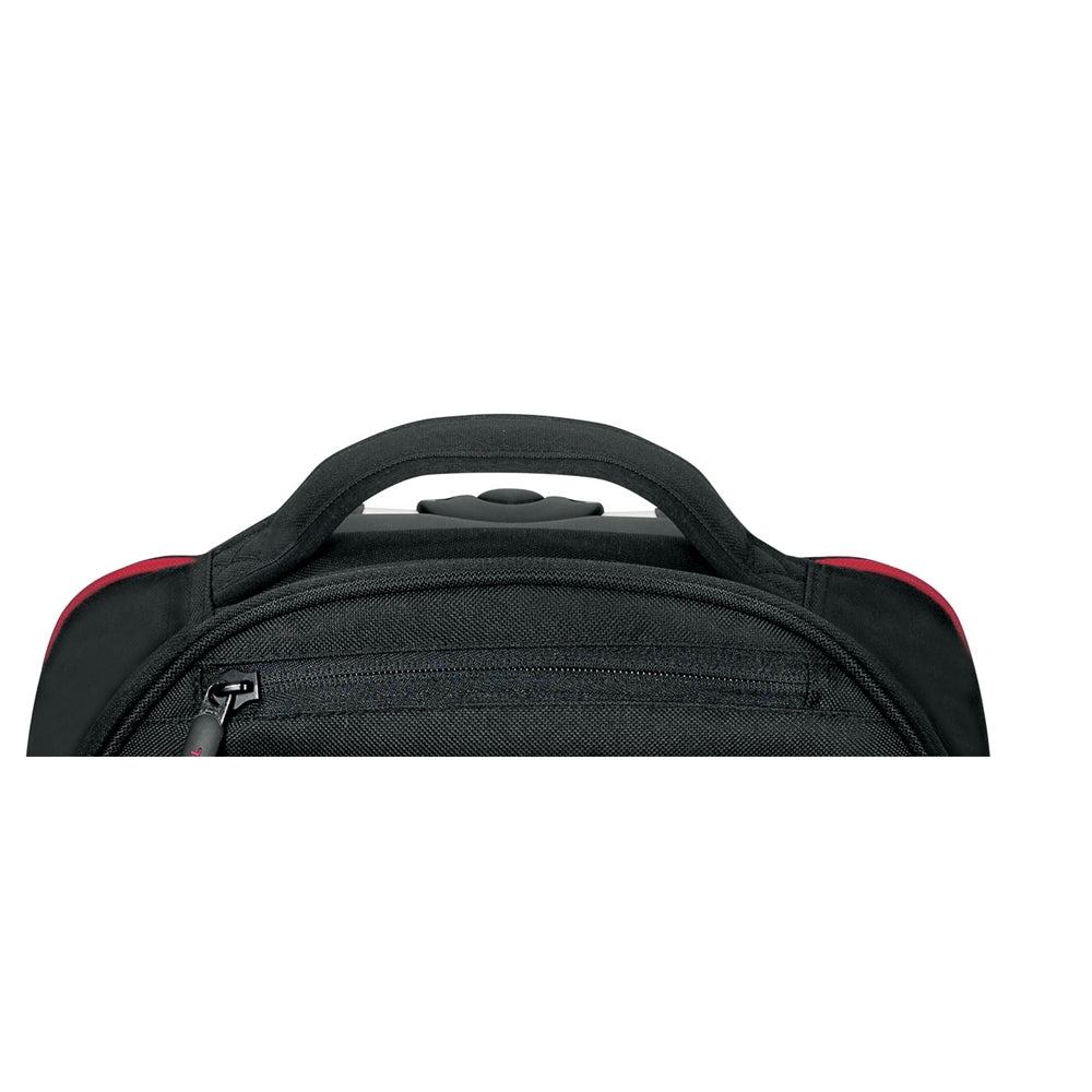 Targus 16" Compact Rolling Backpack - Black/Red