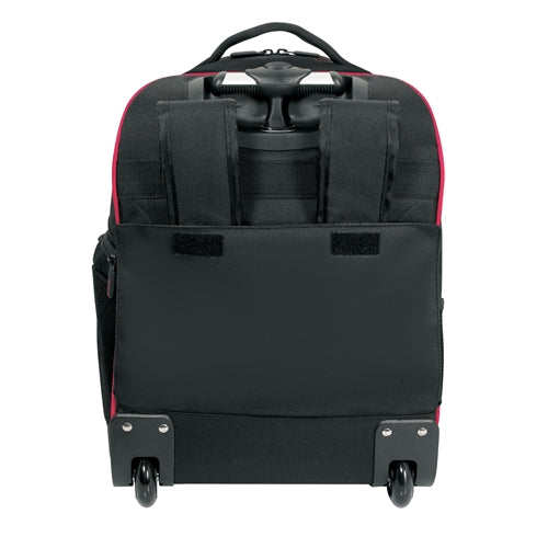 Targus 16" Compact Rolling Backpack - Black/Red