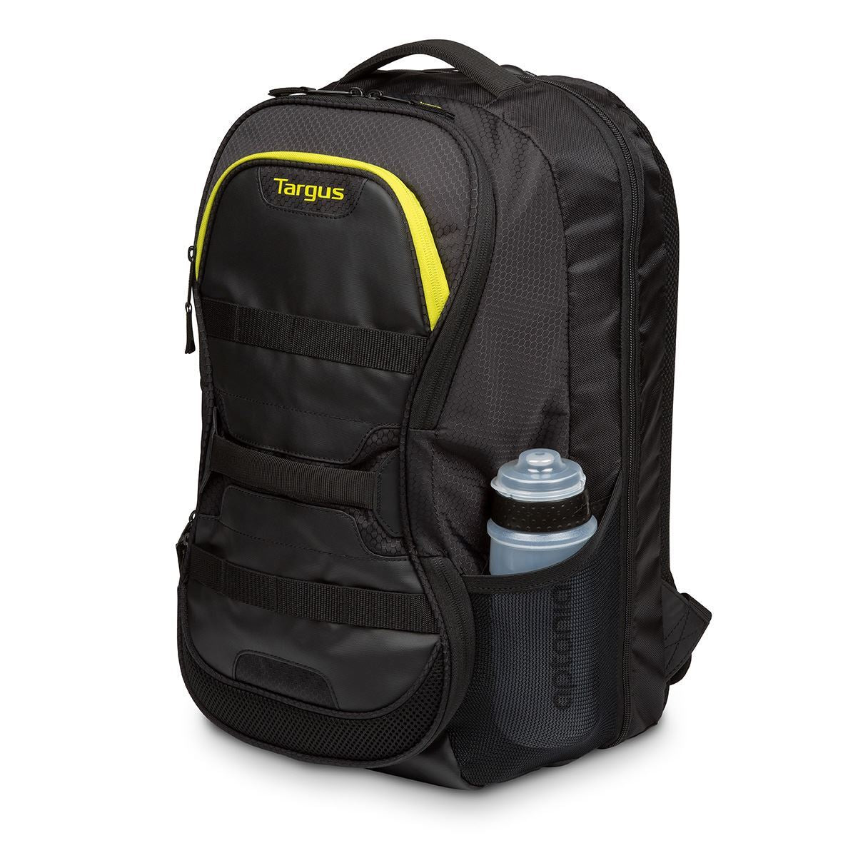 Targus Work + Play Fitness 15.6" Laptop Backpack - Black/Yellow