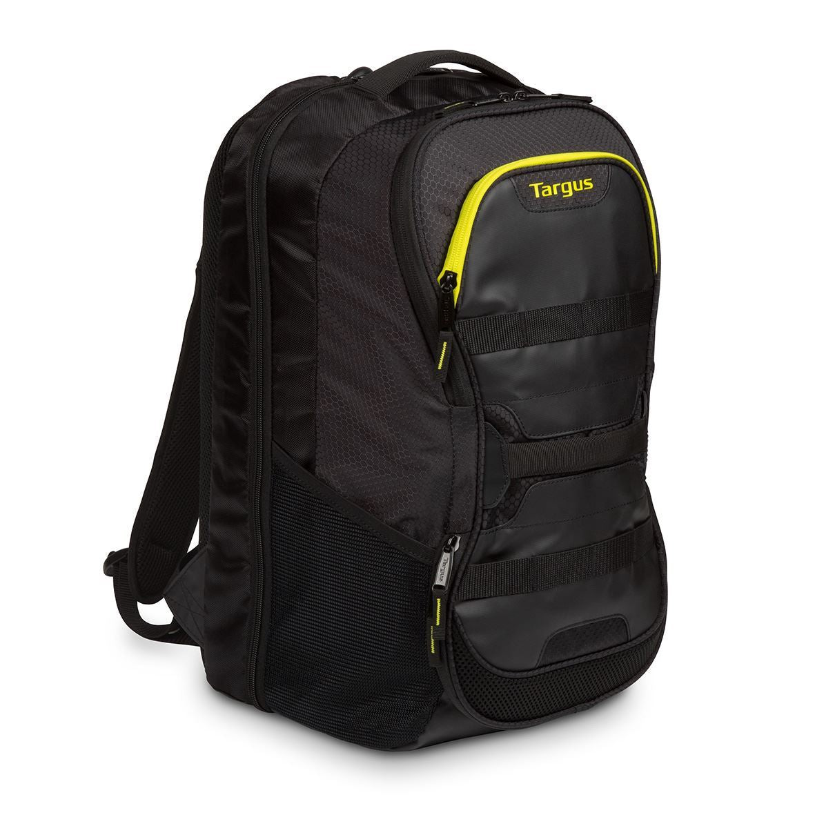 Targus Work + Play Fitness 15.6" Laptop Backpack - Black/Yellow