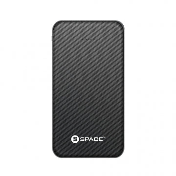 Space TURBO 10000mAh Power Bank TB-051 - Black