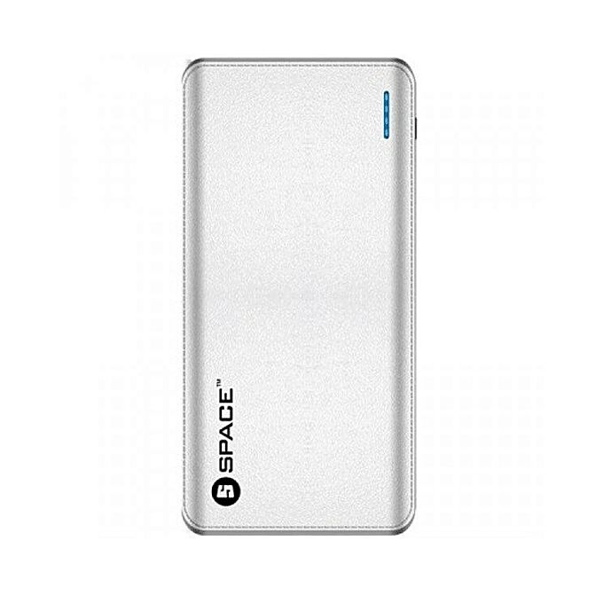 Space TURBO 10000mAh Power Bank TB-050 - White